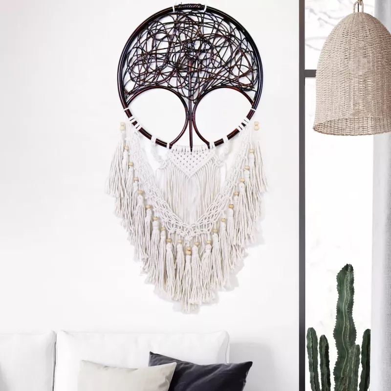 Drömfångare Tree of Life Macrame