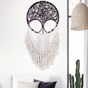 Drömfångare Tree of Life Macrame