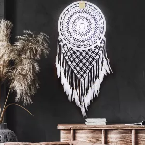 Drömfångare Virkad Macrame