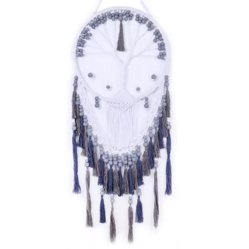 Drömfångare Tree of Life Gray