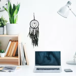 Drömfångare Snäcka Svart