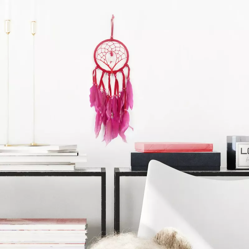 Drömfångare Snäcka Röd