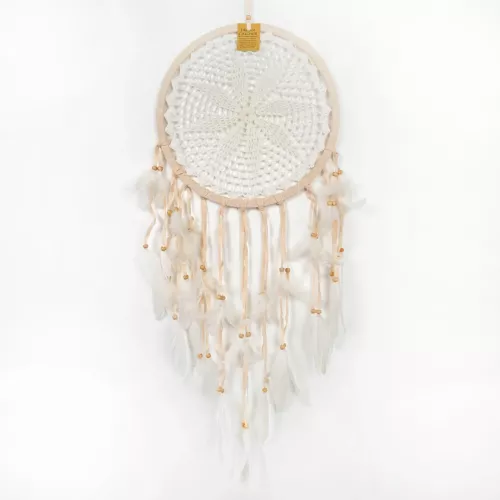 Drömfångare Virkad Beige