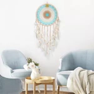 Drømmefanger Heklet Blå