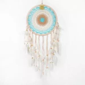 Drømmefanger Heklet Blå