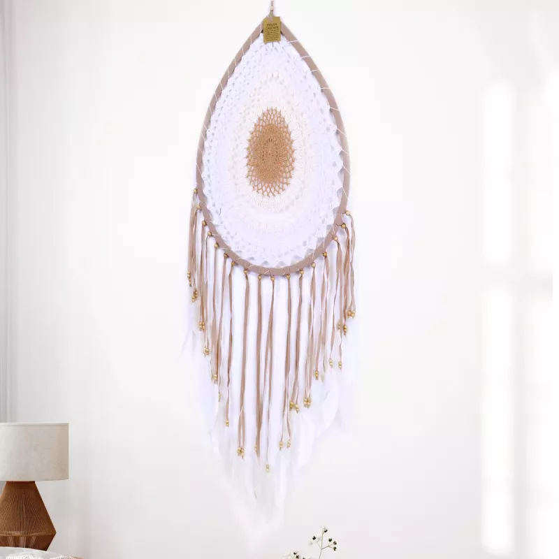 Drömfångare Droppe Virkad