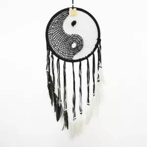 Drömfångare Yin & Yang Virkad
