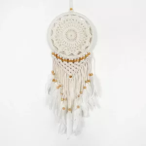 Drømmefanger Heklet Hvit