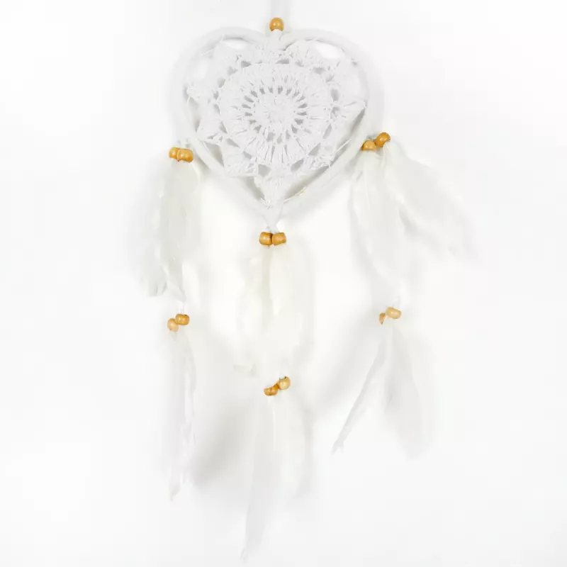 Drömfångare Hjärta Virkat