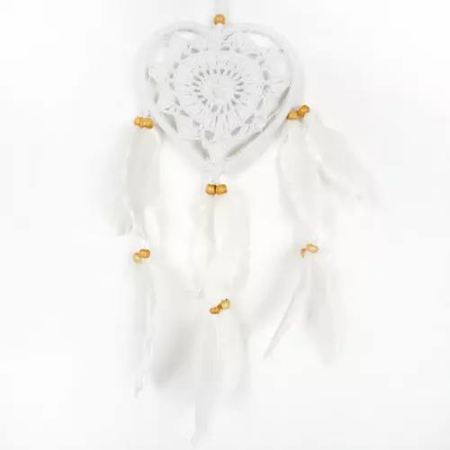 Drömfångare Hjärta Virkat