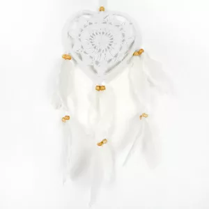 Drømmefanger Hjerte Heklet