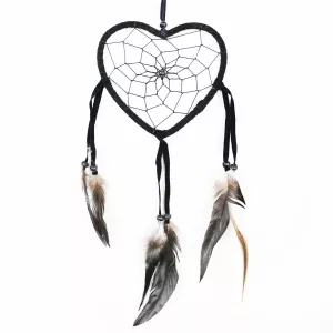 Drømmefanger Hjerte Sort