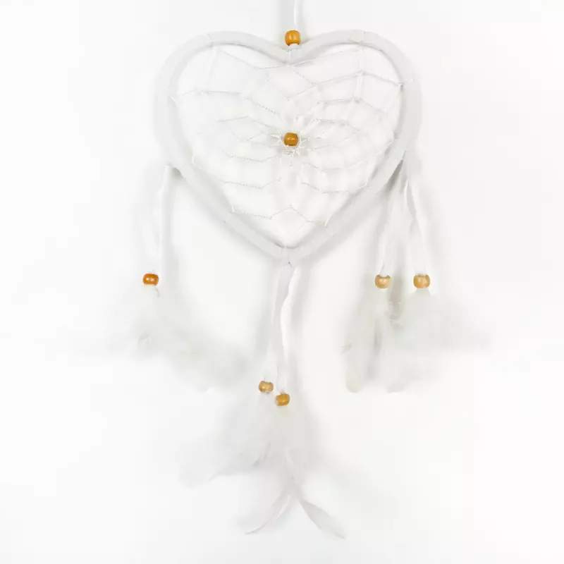 Drömfångare Hjärta Vit