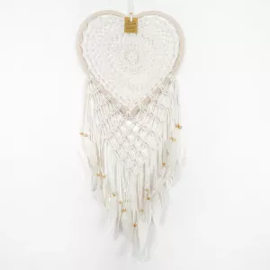 Drømmefanger Hjerte Makramé