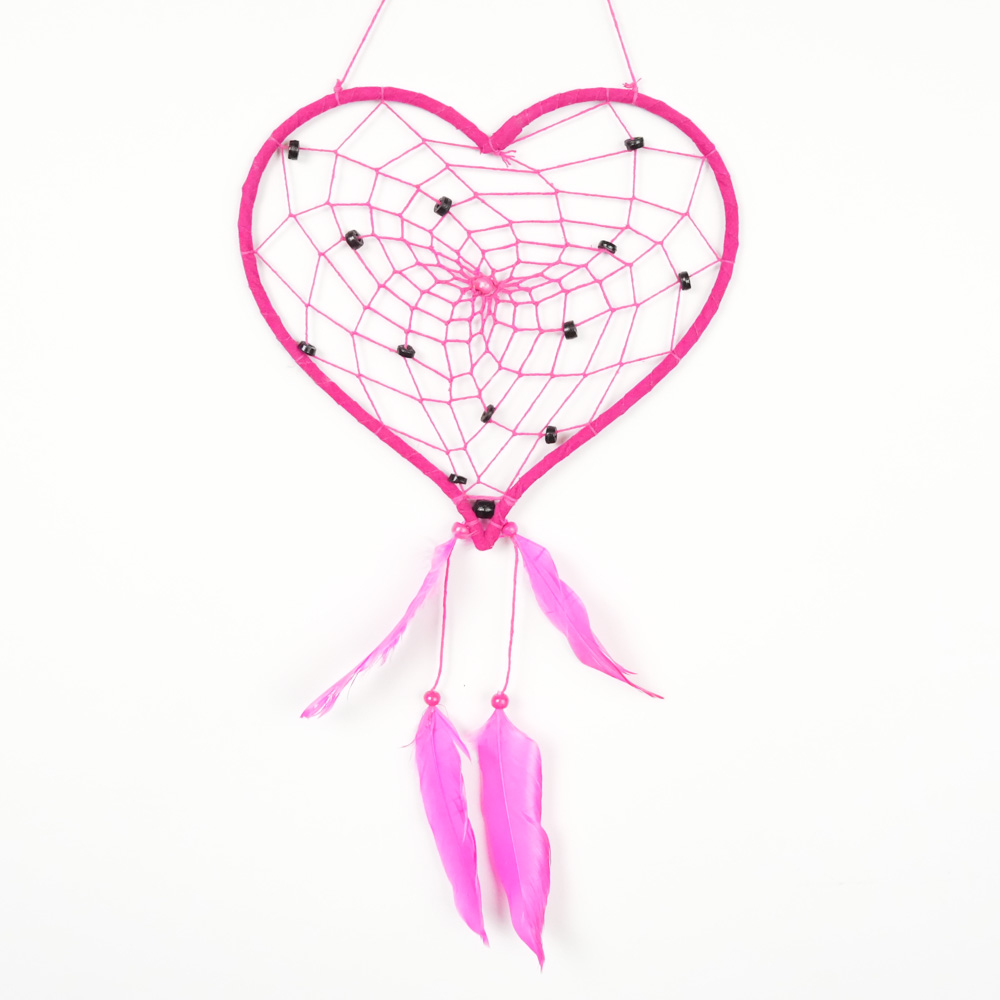Drømmefanger Hjerte Rosa