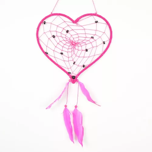 Drömfångare Hjärta Rosa