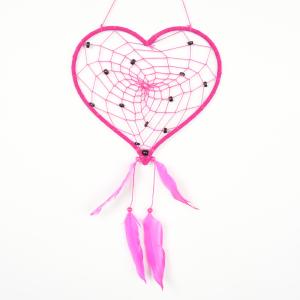 Drömfångare Hjärta Rosa