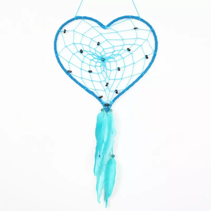 Drömfångare Hjärta Blå