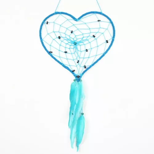 Drömfångare Hjärta Blå