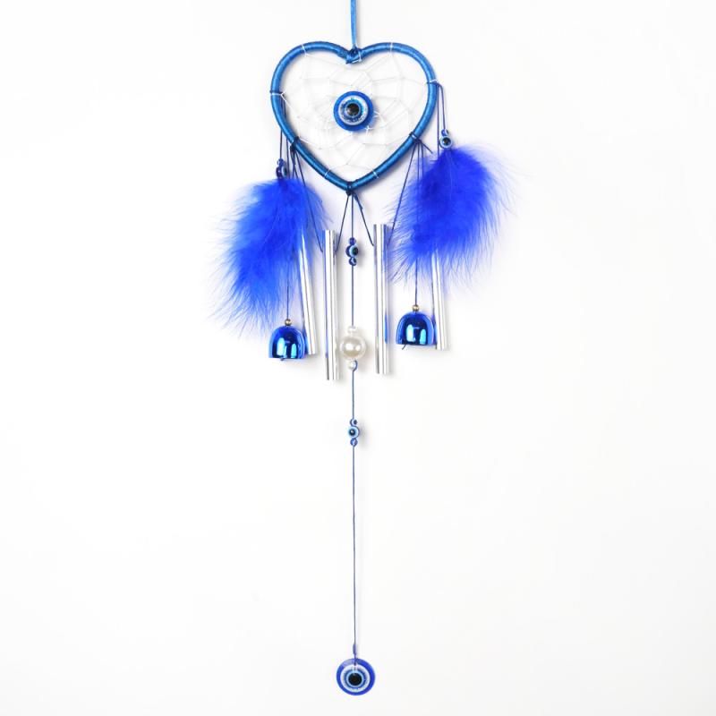 Drømmefanger Hjerte Blått Øye