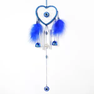 Drömfångare Hjärta Blå Ögat
