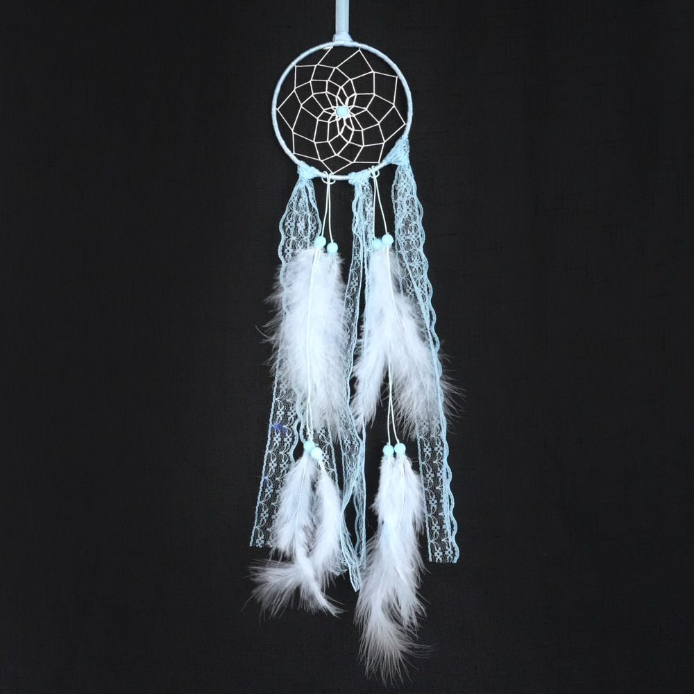 Drømmefanger Blondebånd Blå