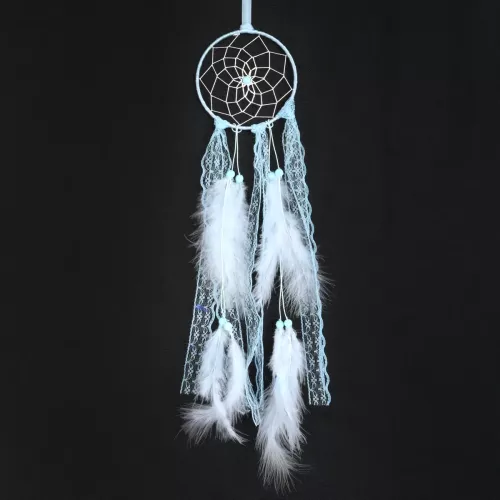 Drömfångare Spets Blå