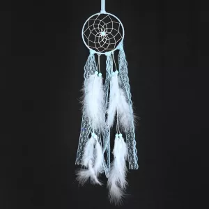 Drömfångare Spets Blå
