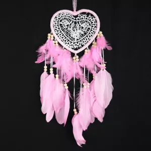 Drømmefanger Hjerte Rosa