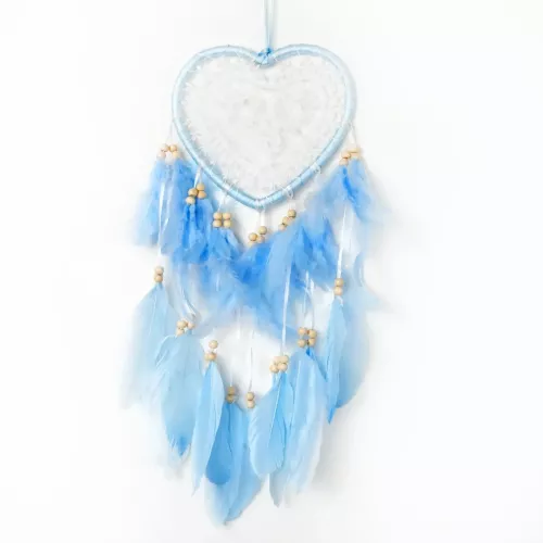 Drömfångare Hjärta Blå