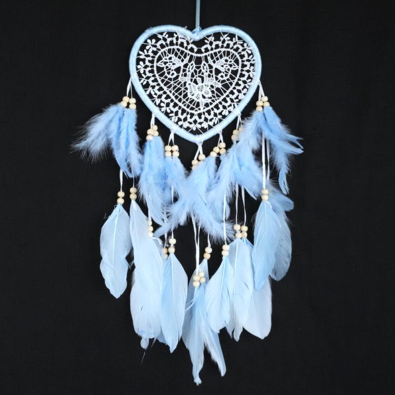 Drømmefanger Hjerte Blå