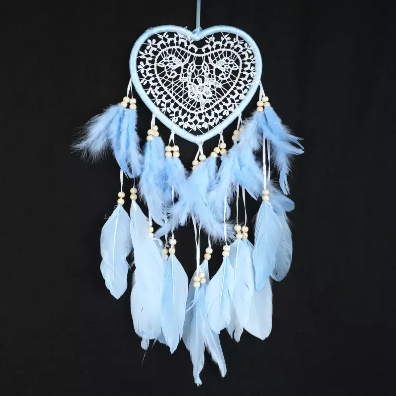 Drömfångare Hjärta Blå