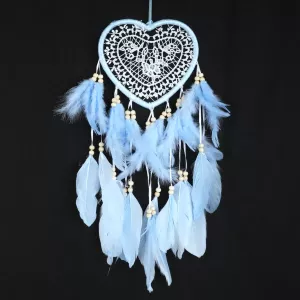 Drømmefanger Hjerte Blå