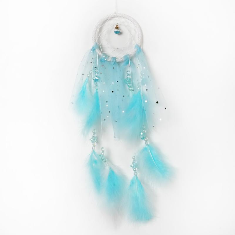 Drømmefanger Blå Glitter