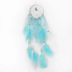 Drømmefanger Blå Glitter