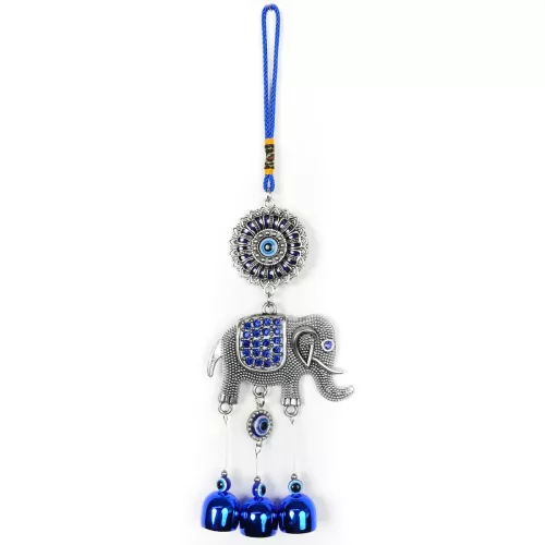 Vindspel Elefant Blå Ögat