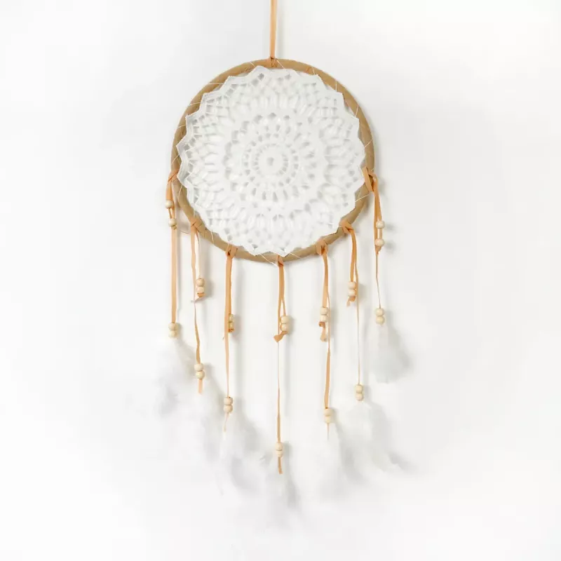 Drömfångare Virkad Beige