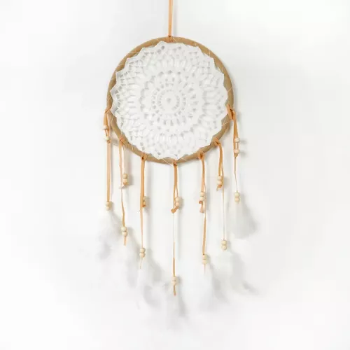Drömfångare Virkad Beige
