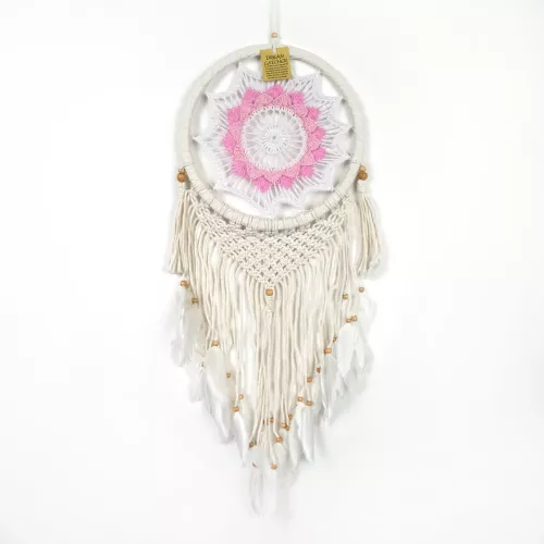 Drömfångare Blomma Rosa