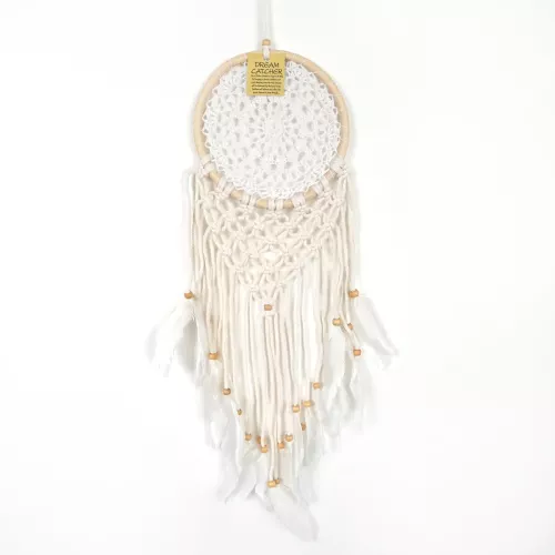 Drömfångare Natural Virkad