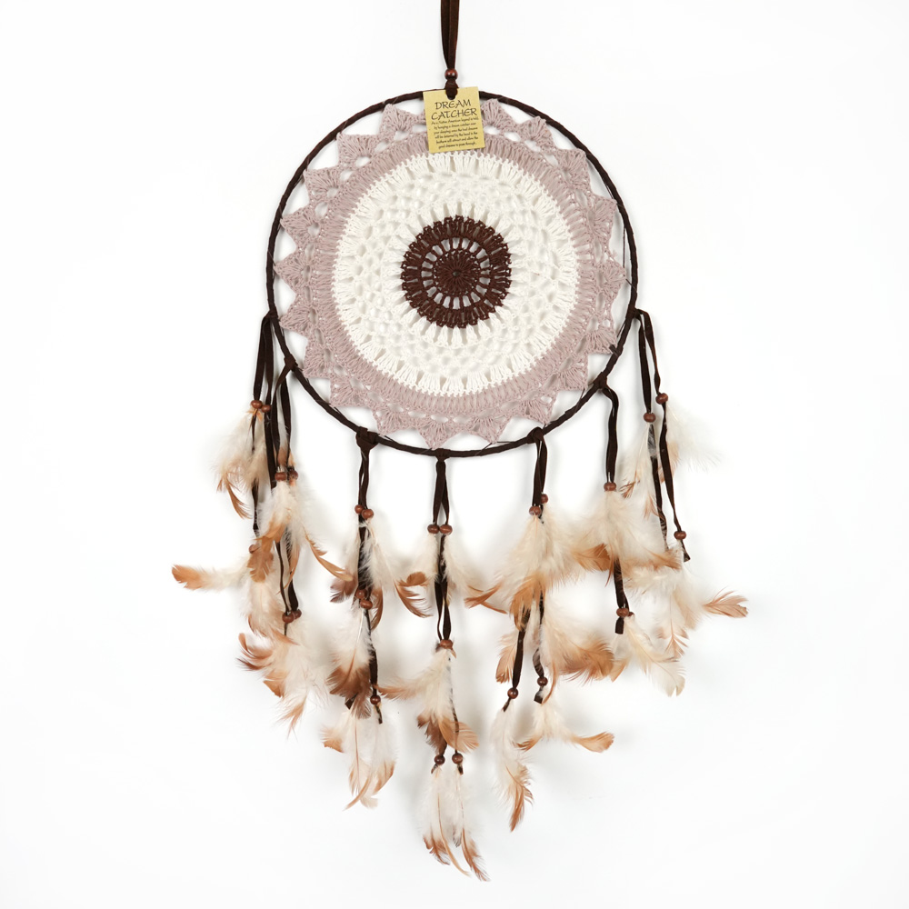 Drømmefanger Heklet Brun