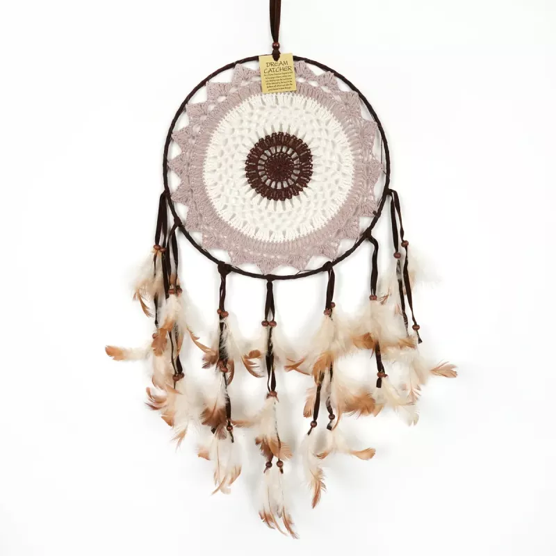 Drömfångare Virkad Brun