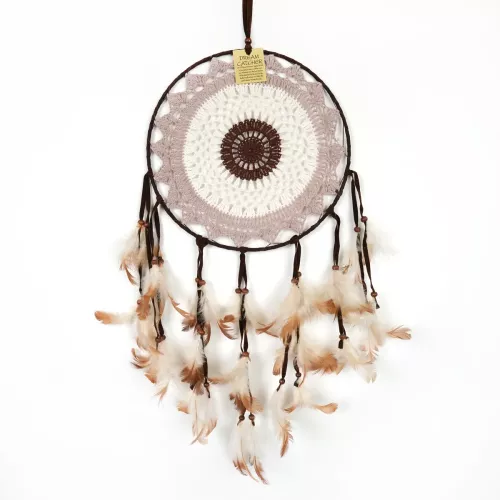 Drömfångare Virkad Brun