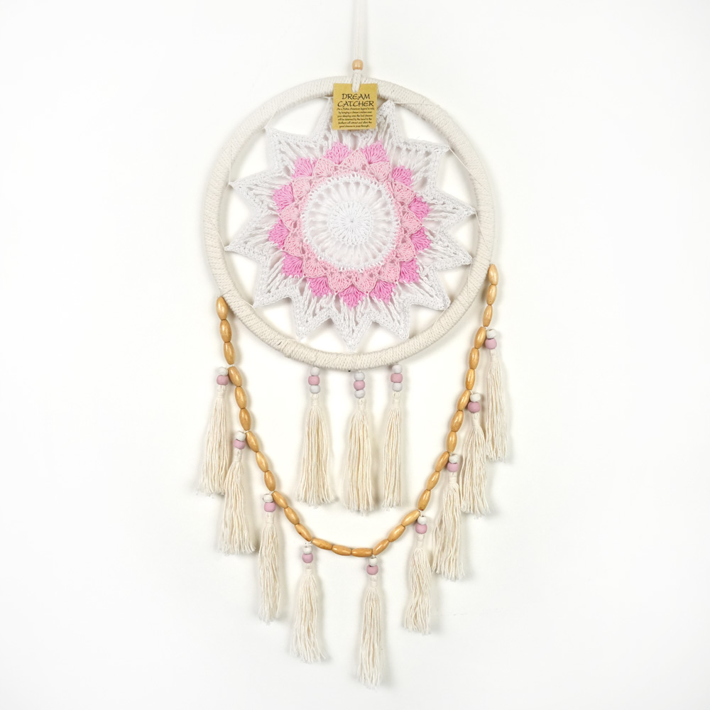 Drømmefanger Tassels Aprikos