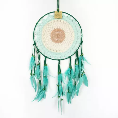 Drömfångare Virkad Grön