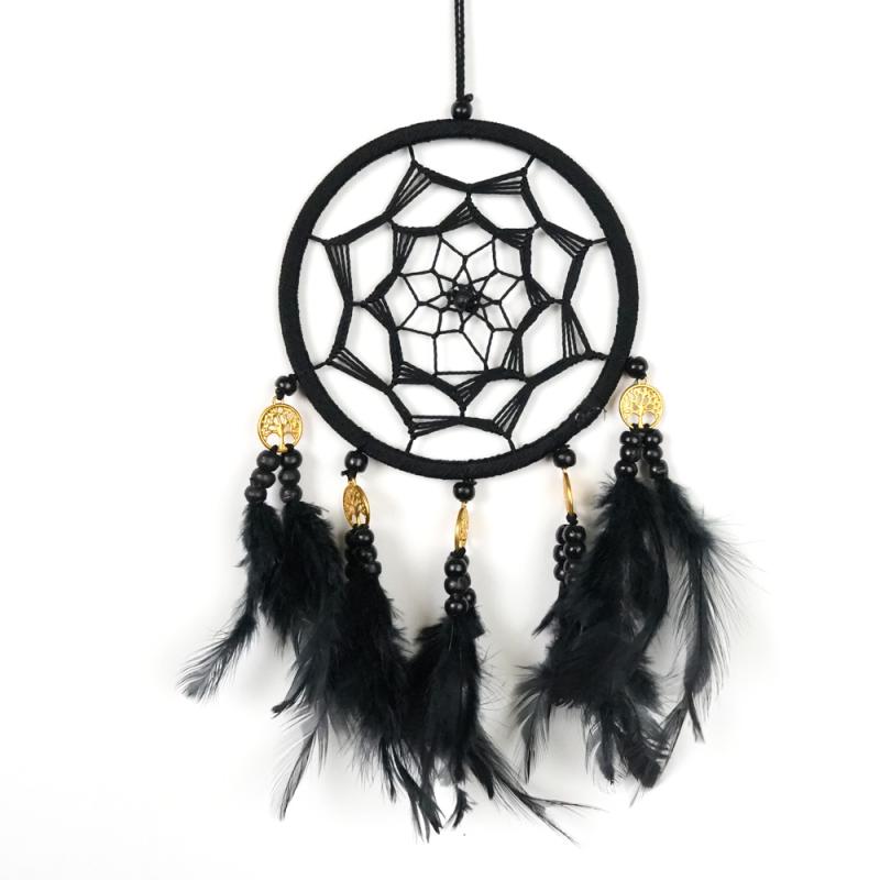Drömfångare Lyckomynt Svart
