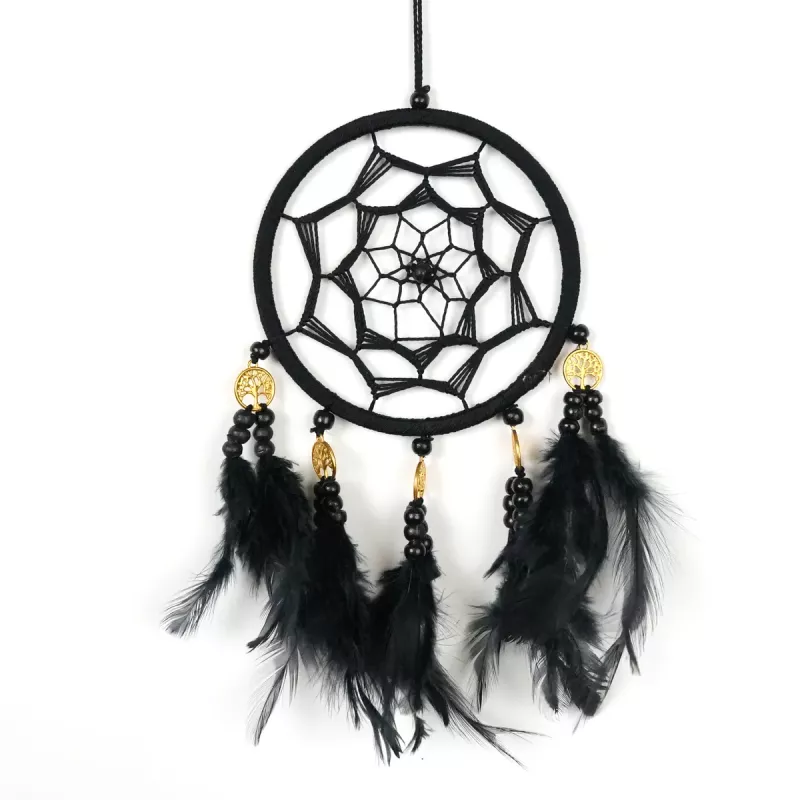 Drömfångare Lyckomynt Svart