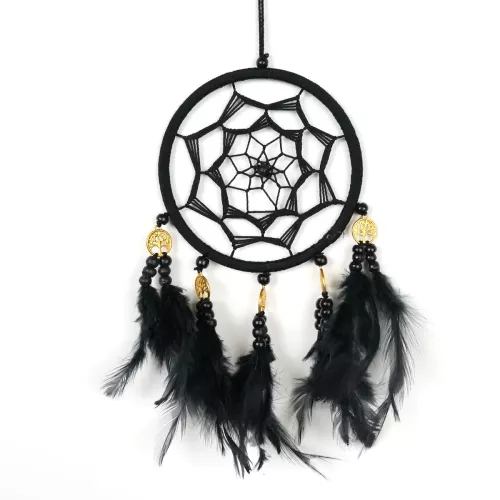 Drömfångare Lyckomynt Svart