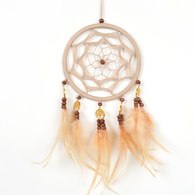 Drömfångare Lyckomynt Beige