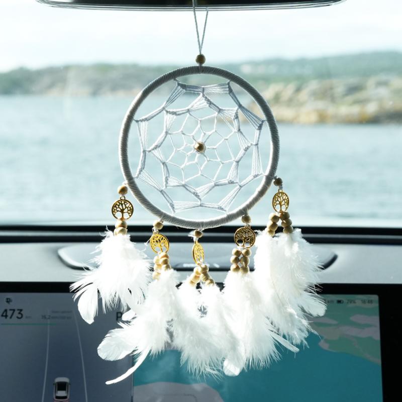 Drømmefanger Heldig Mynt Hvit